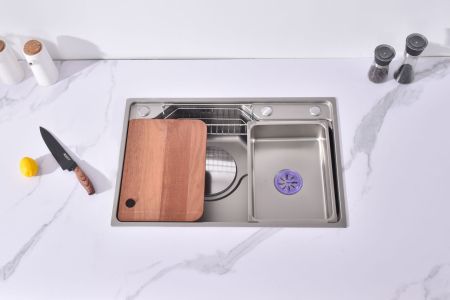 Мойка для кухни Fmark FSC7846L — фото кухонной мойки, оптовые поставки