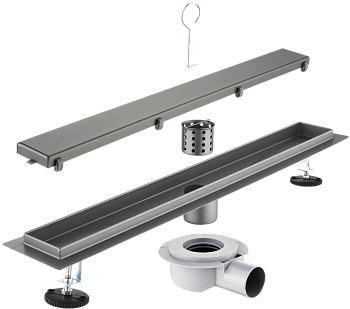 Трап для душа под плитку 40 см Savol S-DL01Q-40