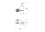 Дозатор для жидкого мыла с настенным держателем Savol S-005831C