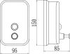 Дозатор для жидкого мыла 0,5 л Savol S-00401